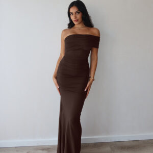 Women's Clothing Backless Slit Slim Fit Dress