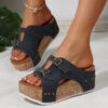 Women's Fashion Platform Muffin Beach Sandals - Image 7
