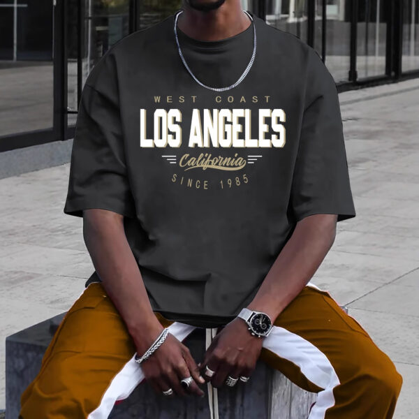 Men's Fashion Casual All-match Round Neck Printed Short Sleeve - Image 7