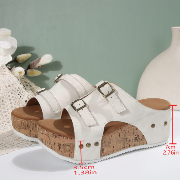 Women's Fashion Platform Muffin Beach Sandals - Image 8