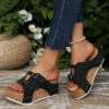 Women's Fashion Platform Muffin Beach Sandals - Image 4