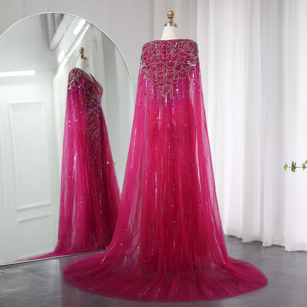 Elegant Long V-neck New Elegant Dress - Image 9